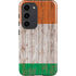 Ireland Flag Dark Wood Galaxy S23 Pro Case